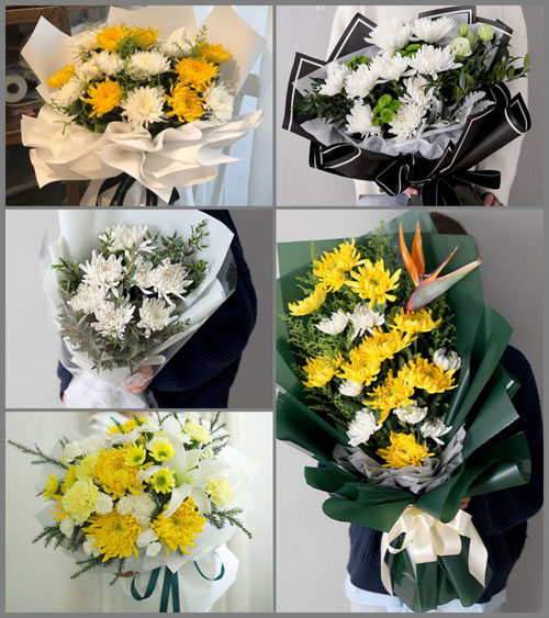 贵州贵阳开阳县南龙乡中桥村白事花束代送